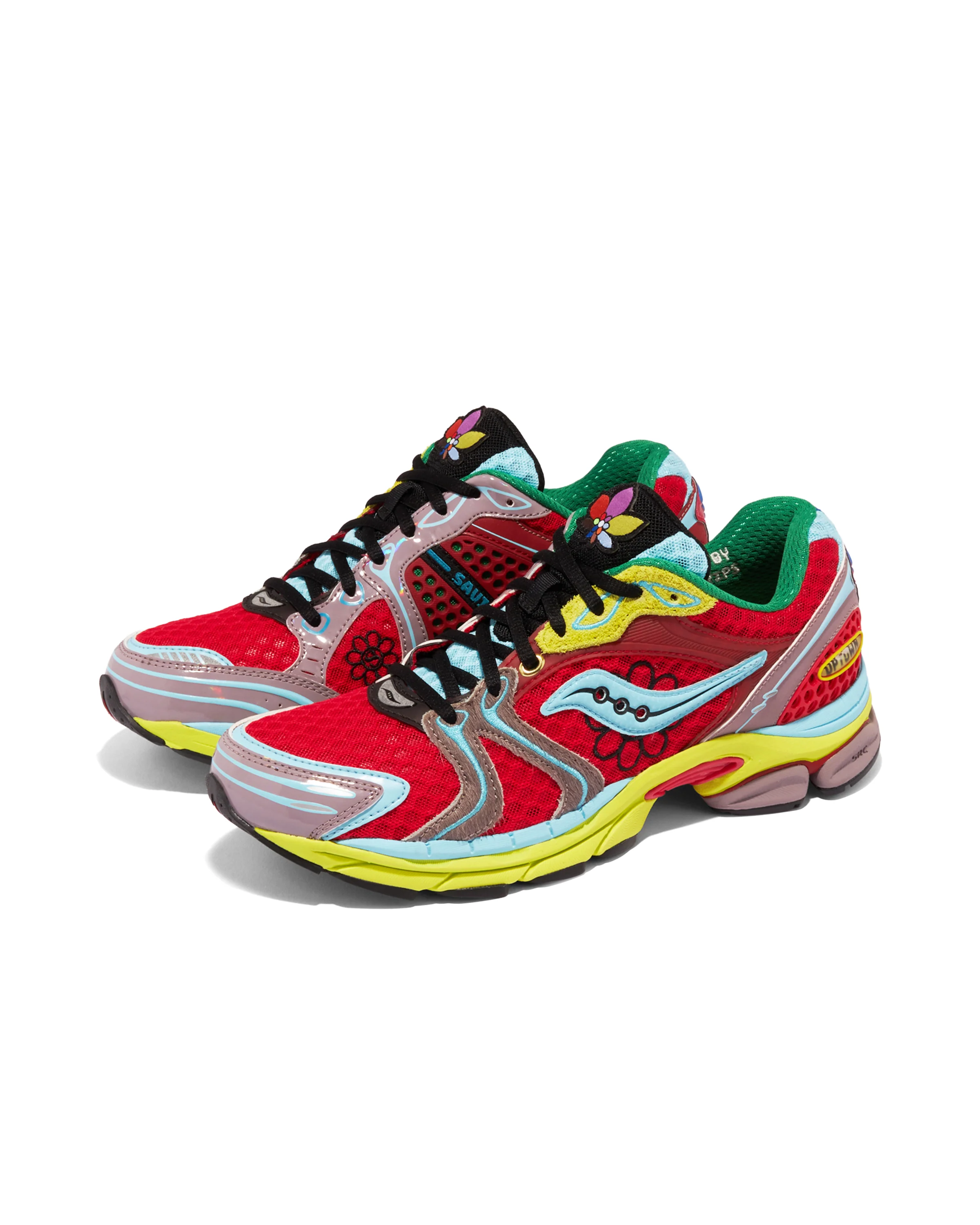 Saucony x Jae Tips Triumph 4 Flowers Grow Uptown - Poison Ivy - Image 4